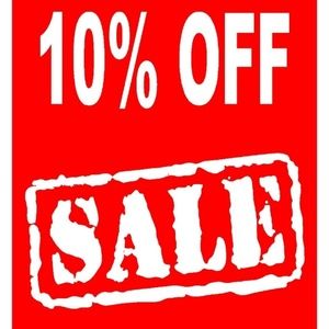 10% OFF FRIDAY !!!